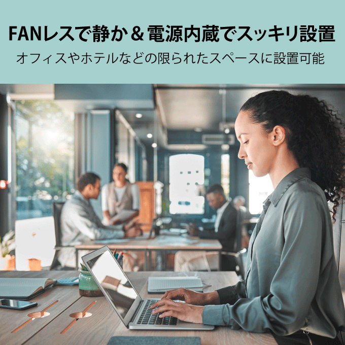 FXC 24ポート ギガビット ファンレス スイッチングハブ CS1024