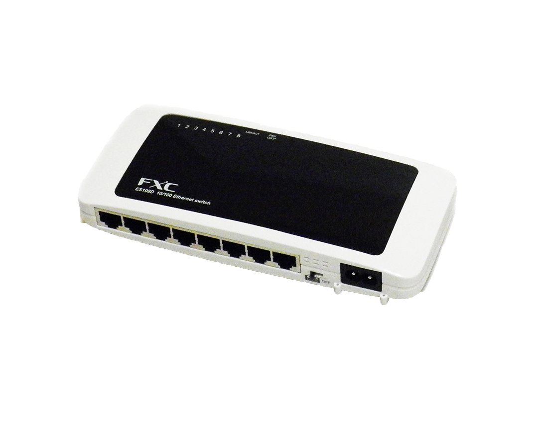 8ポート10/100M イーサネットスイッチ ■ES108D■
