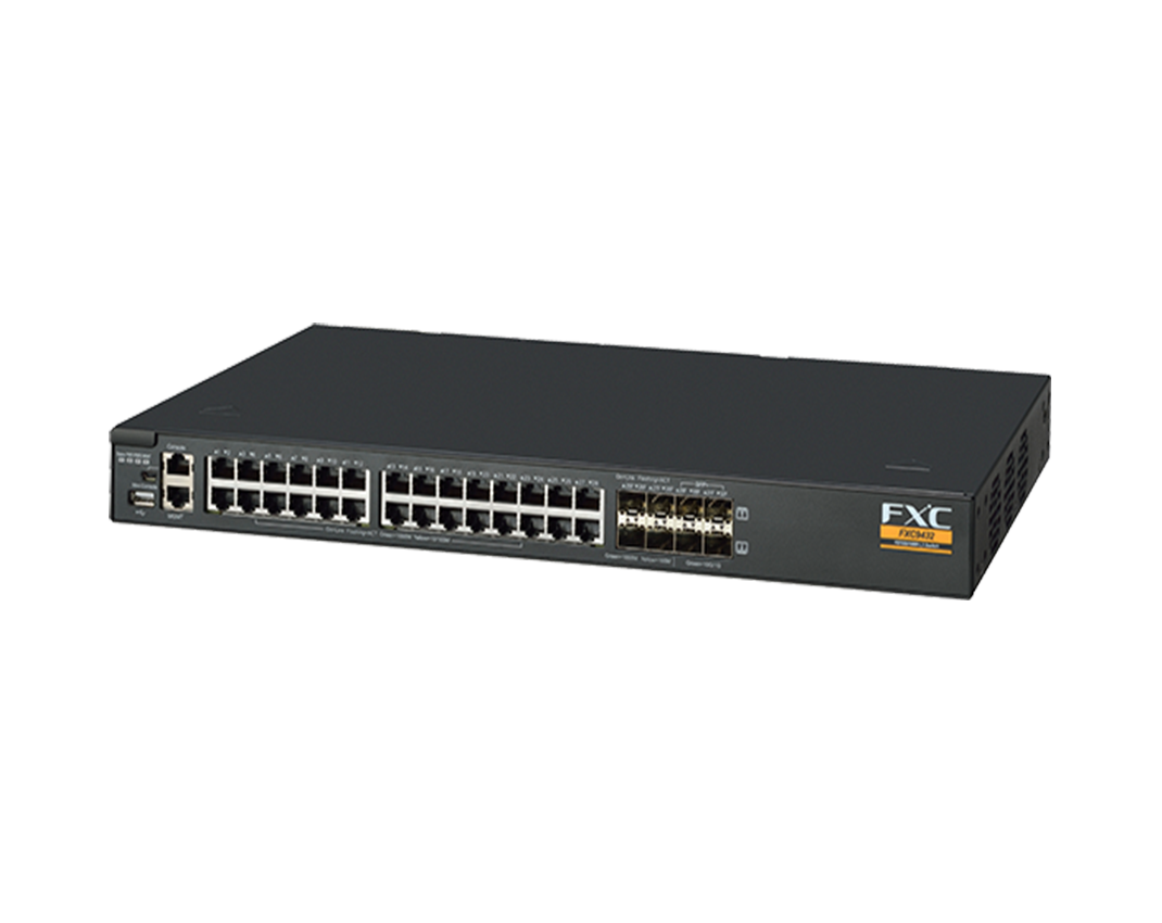 FXC ギガビット 24ポート L3 スイッチングハブ FXC9432