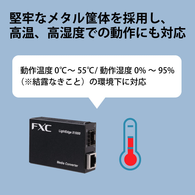 FXC ギガビット メディアコンバータ LEX1851/1852