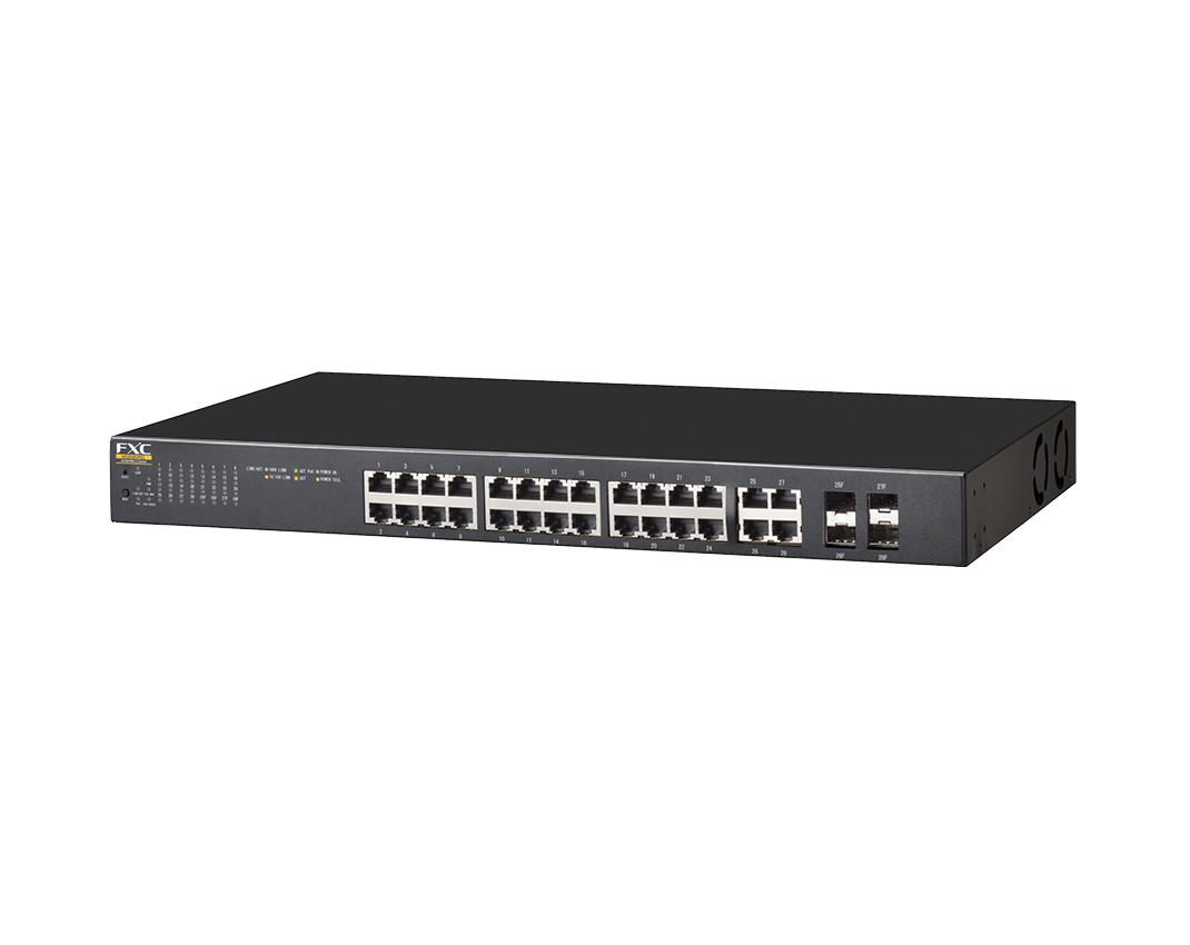 FXC PoE+ ギガビット 24ポート 16ポート 8ポート ハブ NS2028VPEL/NS2020VPEL/NS2010VPEL