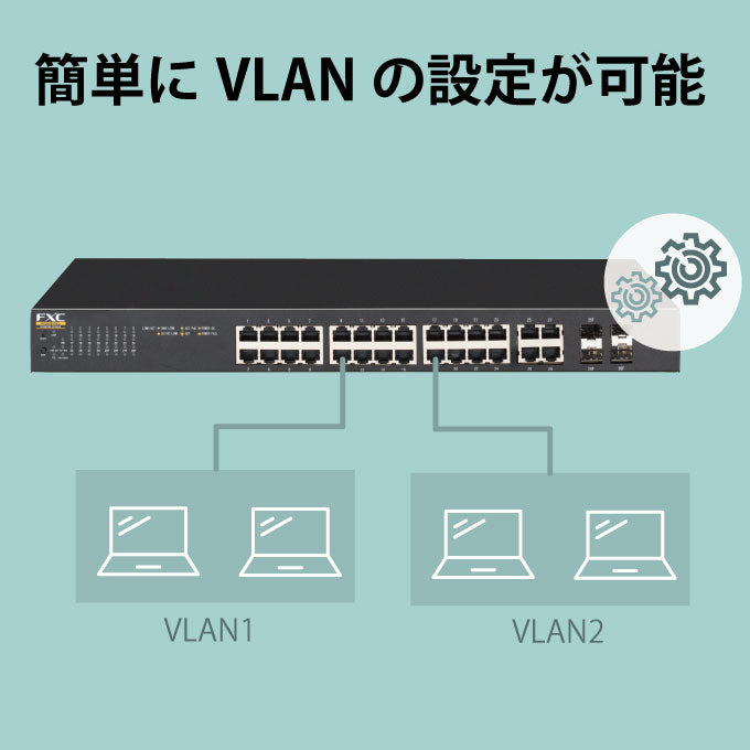 FXC PoE+ ギガビット 24ポート 16ポート 8ポート ハブ NS2028VPEL/NS2020VPEL/NS2010VPEL