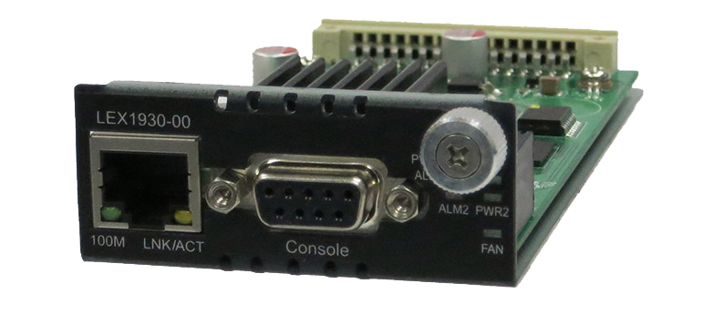 FXC LightEdgeXchange1000シリーズ LEX1012-15/45用 SNMP管理カード リダンダント電源 FANユニット 光トランシーバー