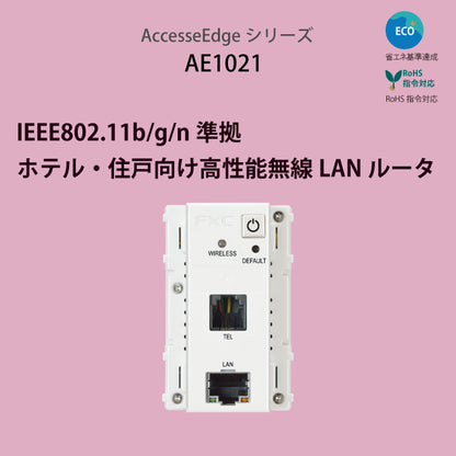 情報コンセント対応型無線LANルータ　■AE1021シリーズ■　