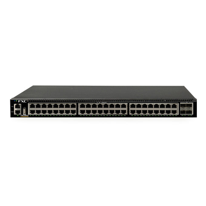 FXC6652｜ギガ48ポート/10G SFP+4スロット L2+スタッカブルスイッチ【FXC公式】【メーカー直販】FXC Direct Shop