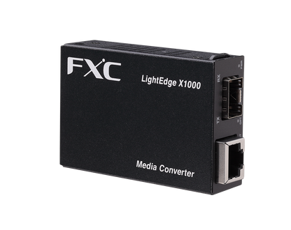 ギガビットイーサネット対応メディアコンバータ（2芯/SFPタイプ）■LightEdge® Xchange1000シリーズ■LEX1851、LEX1852シリーズ