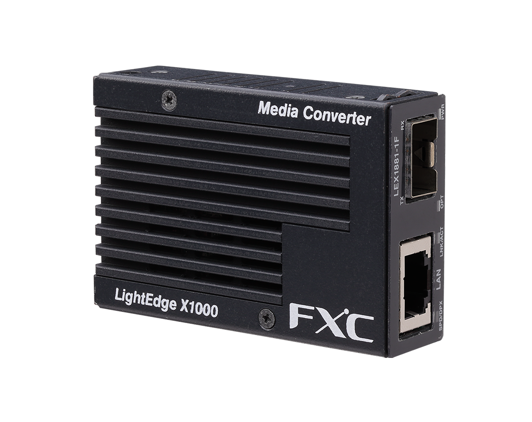 FXC 10G メディアコンバータ LEX1881-1F/2F – FXC株式会社 公式直営