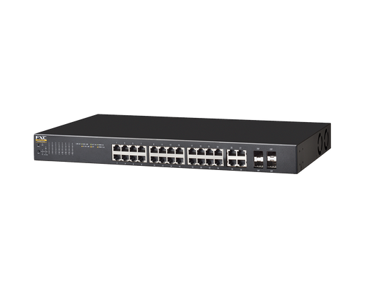 NS2028VPEL｜ギガ24ポート PoE+対応 370W給電 ノンインテリジェントスイッチ +SFP4スロット【FXC公式】【メーカー直販】FXC Direct Shop