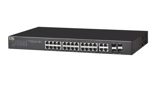NS2028VPEL-ES｜ギガ24ポート PoE+対応 370W給電 L2スイッチ +SFP4スロット【FXC公式】【メーカー直販】FXC Direct Shop